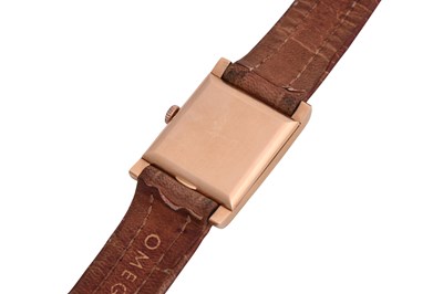 Lot 20 - A MEN'S TISSOT 18K ROSE GOLD MANUAL WRISTWATCH.