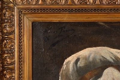 Lot 56 - A LEVANTINE MAIDEN WEARING A DESERT HEADSCARF (TICHEL / MITPAHAT)