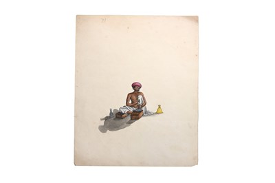 Lot 159 - AN INDIAN BIDRI BLACKSMITH