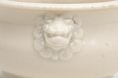 Lot 26 - A CHINESE BLANC DE CHINE INCENSE BURNER