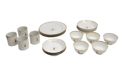 Lot 45 - AN UNUSUAL CHINESE 'PINEAPPLE' PART SERVICE