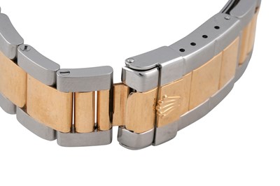 Lot 51 - A rare men's Rolex 18k yellow gold and stainless steel automatic chronograph bracelet watch.