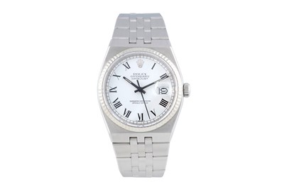 Lot 3 - A MEN’S ROLEX STAINLESS STEEL QUARTZ BRACELET WATCH