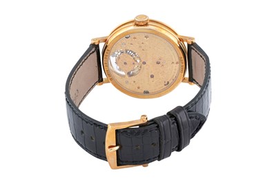 Lot 8 - A RARE MEN'S BREGUET 18K YELLOW GOLD TOURBILLON WRISTWATCH