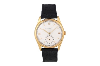Lot 43 - A MEN'S VACHERON & CONSTANTIN 18K YELLOW GOLD MANUAL WRISTWATCH