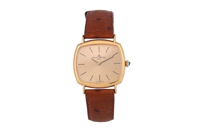 Lot 39 - A MEN’S BAUME & MERCIER 18K YELLOW GOLD MANUAL WRISTWATCH