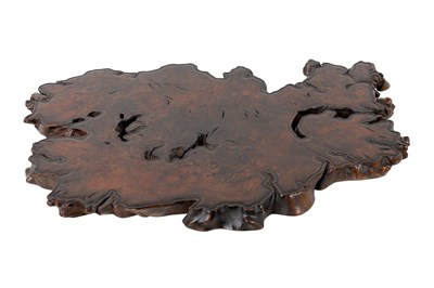 Lot 168 - A JAPANESE ZELKOVA, KEYAKI WOOD STAND