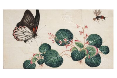 Lot 60 - TWO CHINESE RICE PAPER PAINTINGS