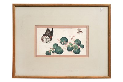 Lot 60 - TWO CHINESE RICE PAPER PAINTINGS