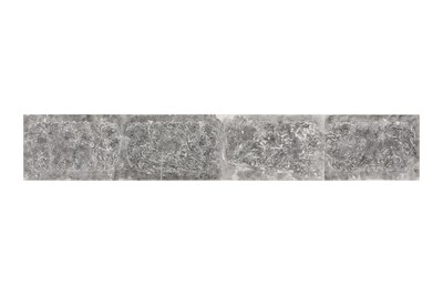 Lot 61 - A CHINESE PRINT OF AN INK RUBBING MOUNTED AS A HANDSCROLL