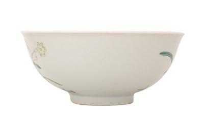 Lot 48 - A CHINESE FAMILLE ROSE 'LINGZHI' BOWL
