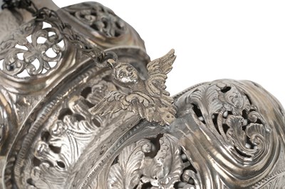 Lot 243 - TWO ARMENIAN SILVER HANGING CENSERS