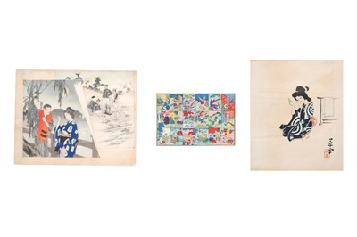 Lot 184 - THREE JAPANESE WOODBLOCK PRINTS