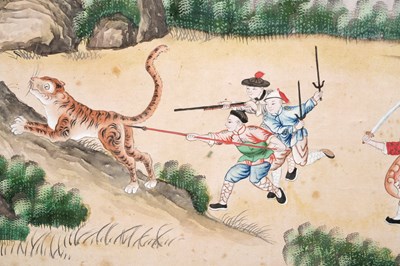 Lot 57 - A CHINESE WALLPAPER PANEL