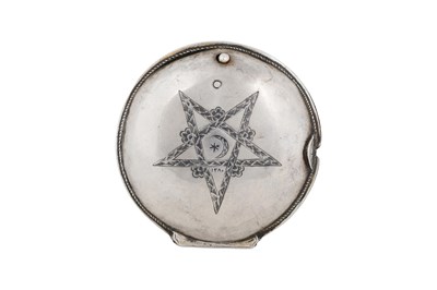 Lot 244 - AN OTTOMAN SILVER AND NIELLO POCKET WATCH CASE