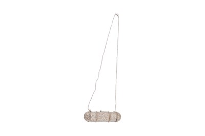 Lot 234 - A REPOUSSÉ SILVER HIRZ NECKLACE