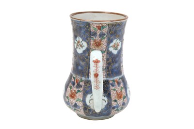 Lot 75 - AN ENAMELLED IMARI MUG