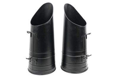 Lot 134 - A PAIR OF COAL SCUTTLES