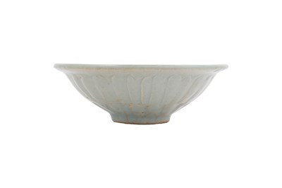 Lot 19 - A CHINESE QINGBAI 'PEONY' BOWL
