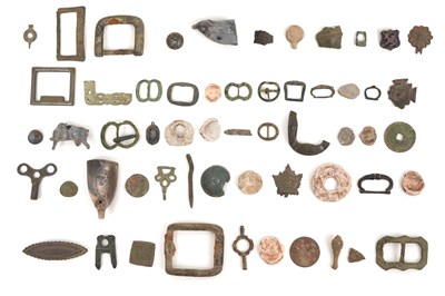 Lot 25 - A LARGE COLLECTION OF ROMAN, CELTIC AND LATER METAL DETECTOR FINDS