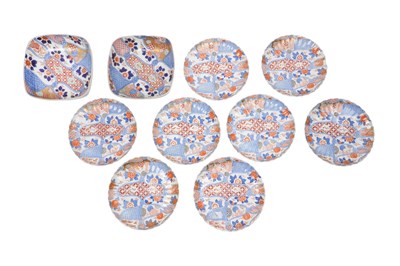 Lot 128 - TEN JAPANESE ARITA DISHES