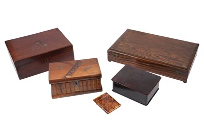 Lot 32 - A COLLECTION OF BOXES