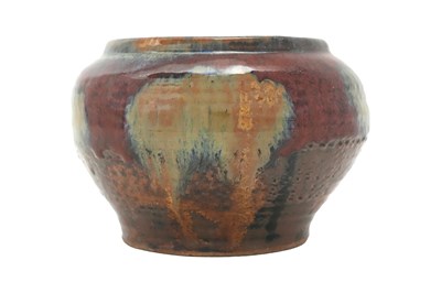 Lot 32 - A CHINESE SHIWAN POTTERY ALMS BOWL