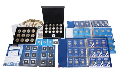 Lot 37 - A COLLECTION OF COIN ALBUMS AND PRESENTATION CASES