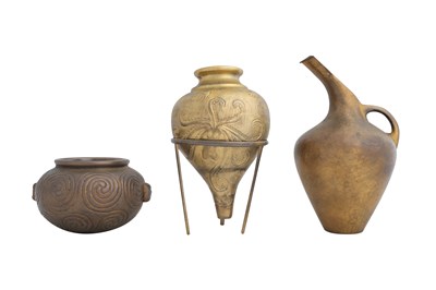 Lot 21 - THREE LALAOUNIS GREEK SILVER VESSELS