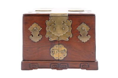 Lot 78 - A CHINESE WOOD MIRROR STAND
