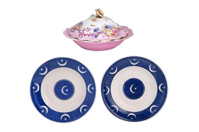 Lot 70 - THREE TURKISH EXPORT EUROPEAN POTTERY PLATES