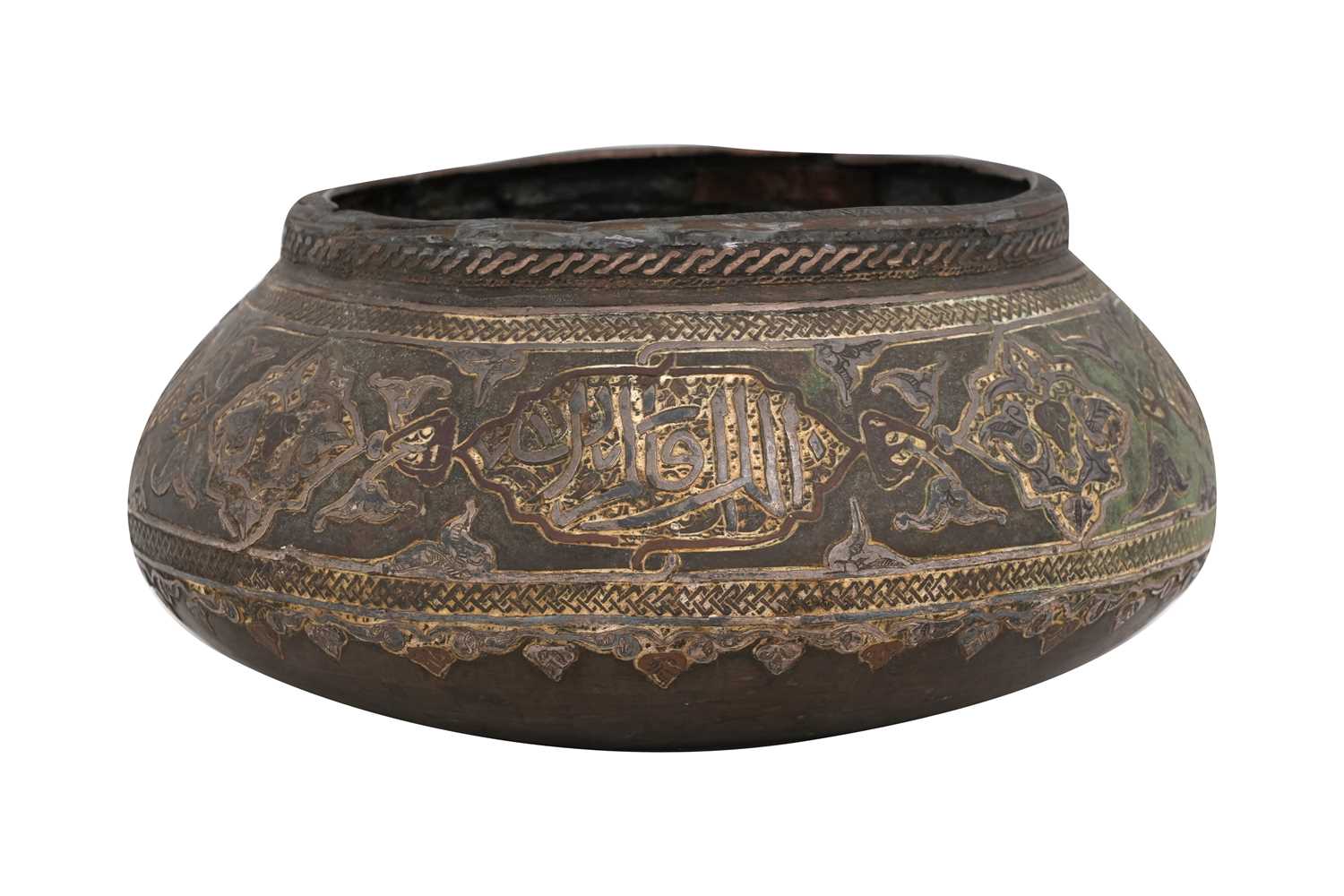 Lot 44 - A MAMLUK REVIVAL BRONZE BOWL