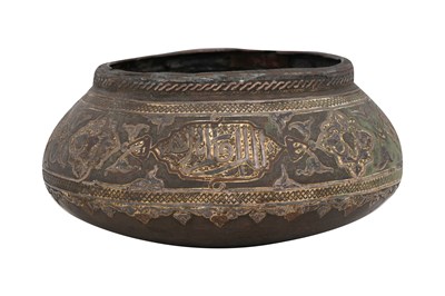 Lot 44 - A MAMLUK REVIVAL BRONZE BOWL