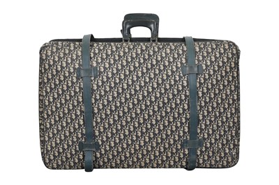 Lot 25 - CHRISTIAN DIOR OBLIQUE MONOGRAMMED CANVAS SUITCASE