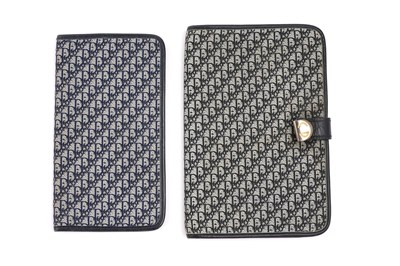 Lot 193 - CHRISTIAN DIOR OBLIQUE WALLET AND DOCUMENT CASE 2 ITEMS