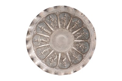 Lot 192 - A VAISHNAVA HIGH FOOTED SILVER BOWL
