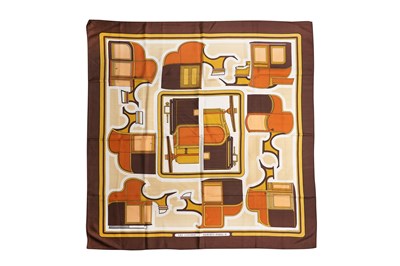 Lot 49 - HERMÈS 'LES COUPÉS' SILK SCARF