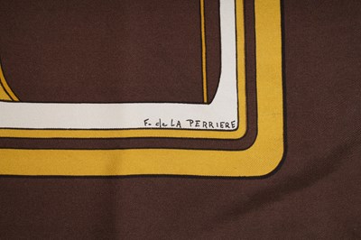 Lot 49 - HERMÈS 'LES COUPÉS' SILK SCARF
