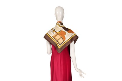 Lot 49 - HERMÈS 'LES COUPÉS' SILK SCARF