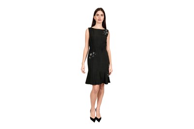 Lot 15 - LIBERTINE LITTLE BLACK SILK DRESS