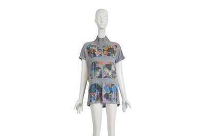 Lot 30 - CHRISTOPHER KANE MULTICOLOURED SWAROVSKI CRYSTAL TOP OR MINI DRESS