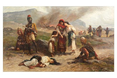 Lot 57 - PAUL DOMINIQUE PHILIPPOTEAUX (FRENCH, 1846-1923)