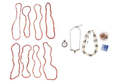 Lot 6 - A COLLECTION OF PEARLS AND OTHER JEWELLERY