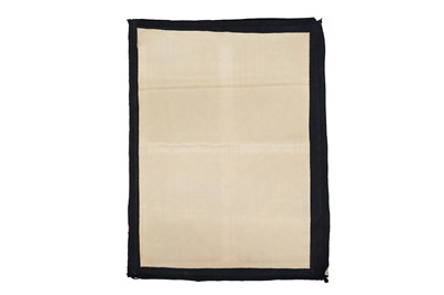Lot 166 - AN OTTOMAN CALLIGRAPHIC SILK LAMPAS PANEL FROM THE INNER COVERING OF THE KA'BA