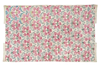 Lot 165 - AN OTTOMAN SILK EMBROIDERED PANEL