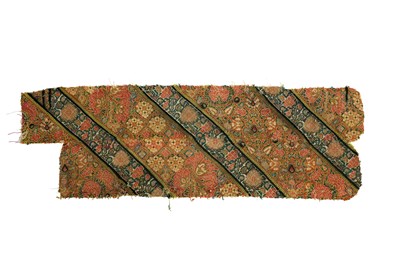 Lot 202 - A FRAGMENT FROM PERSIAN WOMEN'S TROUSERS (NAKSHE)
