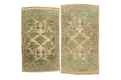 Lot 168 - A PAIR OF OTTOMAN ÇATMA CUSHION COVERS (YASTIK YÜZÜ)
