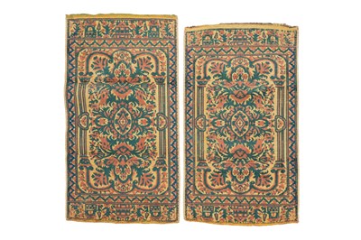 Lot 169 - A PAIR OF OTTOMAN ÇATMA CUSHION COVERS (YASTIK YÜZÜ)