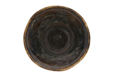 Lot 37 - A BRASS OTTOMAN CANDLESTICK