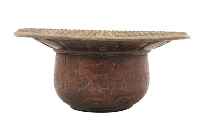 Lot 43 - A TINNED COPPER BASIN
